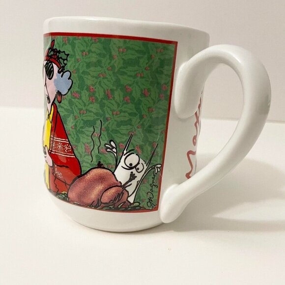 Hallmark Maxine Holiday Turkey Thanksgiving Embossed Mug - Picture 5 of 16